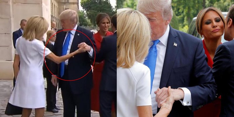 Η ανεπίτρεπτη χειραψία του Τραμπ στην Μπριζίτ: Παραλίγο να της ξεριζώσει το χέρι [βίντεο] | iefimerida.gr 0