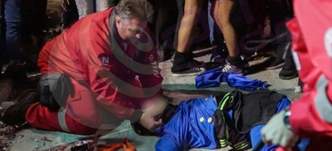 Πάγωσαν στον Τύρναβο -Καρναβαλιστής έπεσε από άρμα και τραυματίστηκε σοβαρά [εικόνες] | iefimerida.gr 0