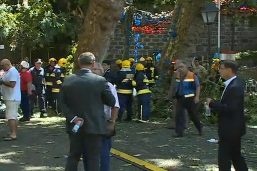 Πορτογαλία: Τραγικό δυστύχημα στη Μαδέρα-Δέντρο καταπλάκωσε πιστούς, 11 νεκροί [εικόνα & βίντεο] | iefimerida.gr 0