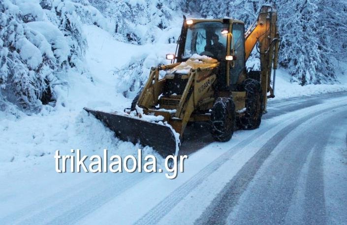 Το ένα μέτρο έφτασε το χιόνι στα Τρίκαλα- Απαραίτητες οι αλυσίδες [εικόνες & βίντεο] | iefimerida.gr 2