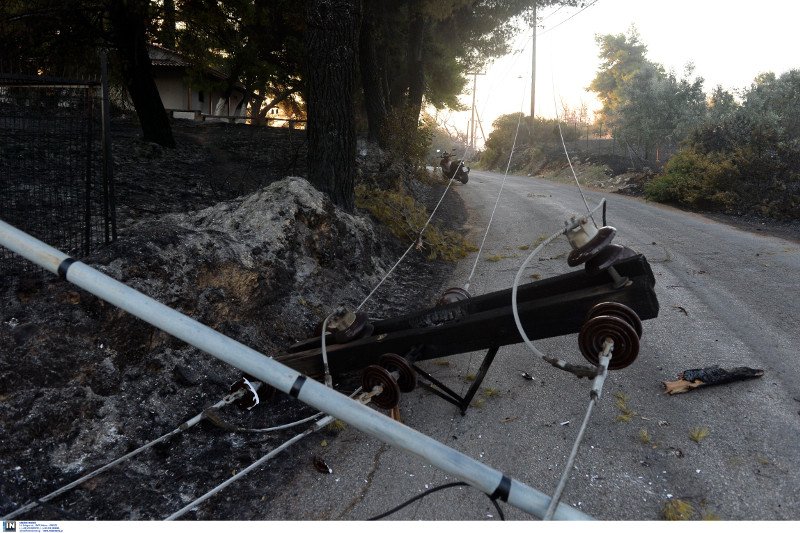 Νέες αναζωπυρώσεις στο Καπανδρίτι -Δάση, σπίτια και ΙΧ έγιναν στάχτη [εικόνες] | iefimerida.gr 12