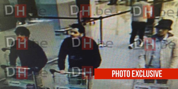 Η πρώτη φωτογραφία των υπόπτων για τη βομβιστική επίθεση στις Βρυξέλλες, μέσα στο αεροδρόμιο | iefimerida.gr 0