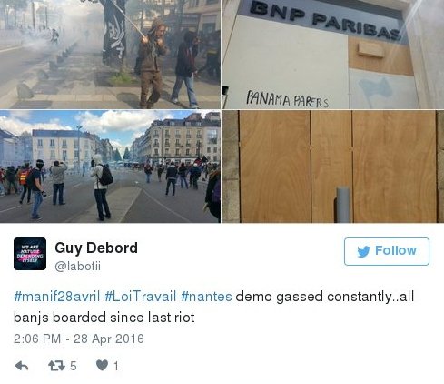 Αγρια επεισόδια, δακρυγόνα, συλλήψεις και συγκρούσεις στο Παρίσι [εικόνες & βίντεο]  | iefimerida.gr 5