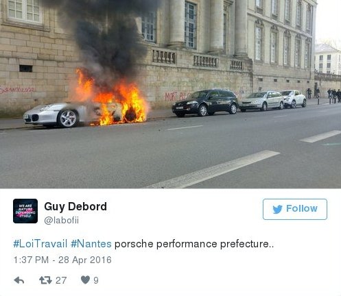 Αγρια επεισόδια, δακρυγόνα, συλλήψεις και συγκρούσεις στο Παρίσι [εικόνες & βίντεο]  | iefimerida.gr 1