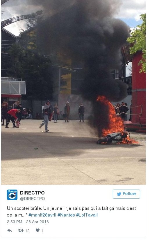 Αγρια επεισόδια, δακρυγόνα, συλλήψεις και συγκρούσεις στο Παρίσι [εικόνες & βίντεο]  | iefimerida.gr 3