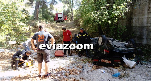 Εύβοια: Αυτοκίνητο έπεσε από γέφυρα τεσσάρων μέτρων -Νεκρός ο οδηγός [εικόνες] | iefimerida.gr 0