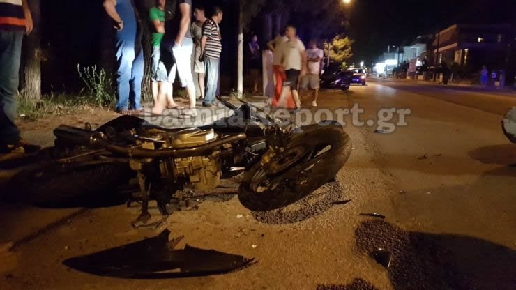 Λαμία: Σοβαρό τροχαίο με μηχανή - Τραυματίστηκε 20χρονος [εικόνες] | iefimerida.gr 1