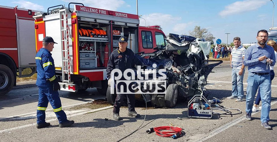 Σε τραγωδία εκτυλίχθηκε το τροχαίο που σημειώθηκε λίγο μετά τις έντεκα το πρωί της Παρασκευής, στην Εθνική Οδό Πατρών – Πύργου.