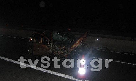 Εικόνες καταστροφής από το τροχαίο δυστύχημα στην Αθηνών-Λαμίας -Νεκρός ένας 35χρονος οδηγός | iefimerida.gr 1