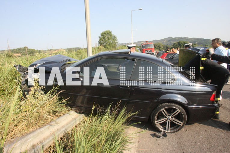 Πύργος: Καραμπόλα 3 αυτοκινήτων στην εθνική οδό -Σοβαρά η μια οδηγός [εικόνες] | iefimerida.gr 1