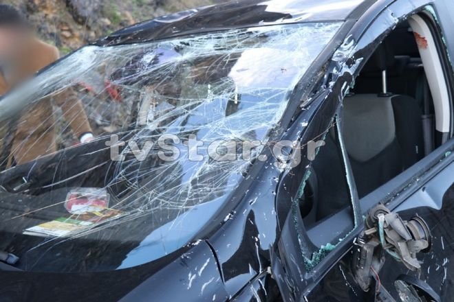 Φθιώτιδα: Αυτοκίνητο τούμπαρε λόγω παγετού στον Μπράλο [εικόνες] | iefimerida.gr 1