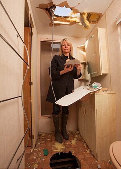 Παραλίγο να την σκοτώσουν περιττώματα που έπεσαν από τον ουρανό [εικόνες] | iefimerida.gr 2