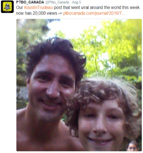 Ο πρωθυπουργός του Καναδά κάνει ημίγυμνος photobombing σε γαμήλια φωτογραφία [εικόνες] | iefimerida.gr 0