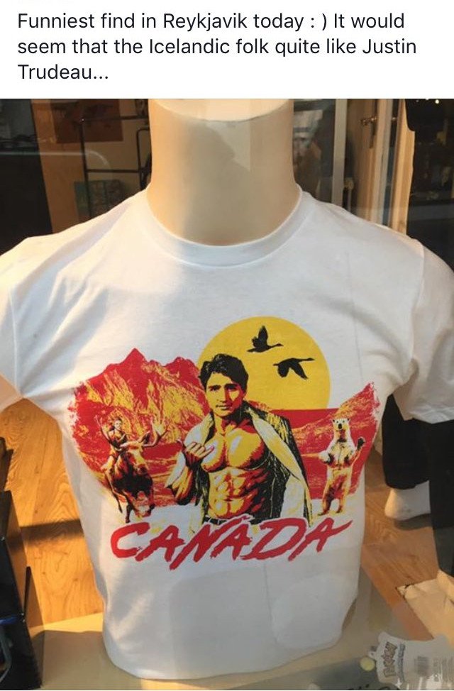 Πάλι «ημίγυμνος» ο Τριντό: Οι άψογοι κοιλιακοί του σε t-shirt διαφήμιση του Καναδά [εικόνες]  | iefimerida.gr 1