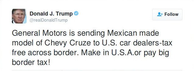 Ο Τραμπ απειλεί την General Motors με βαρείς δασμούς [εικόνα] | iefimerida.gr 0