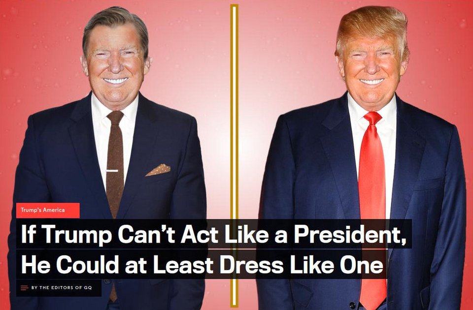 «Αν ο Τραμπ δεν μπορεί να φερθεί ως πρόεδρος, ας ντυθεί καλύτερα» -Δείτε πώς μπορεί να γίνει στιλάτος [βίντεο] | iefimerida.gr 0