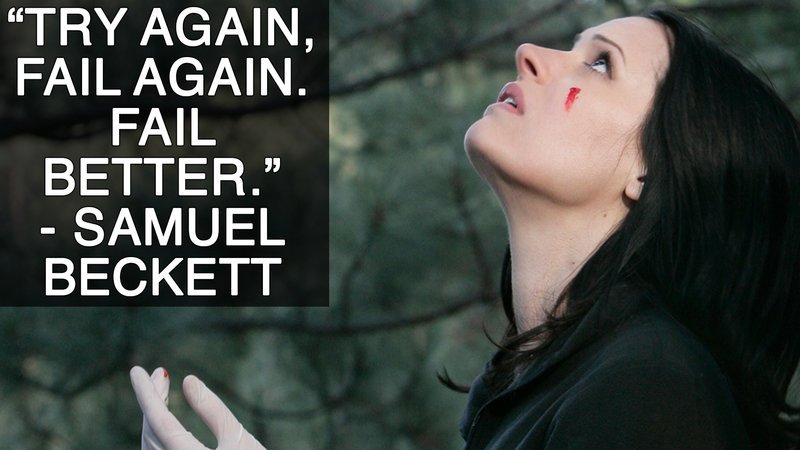 Samuel Beckett: Πάντα να προσπαθείς. Πάντα να αποτυγχάνεις. Δεν πειράζει. Να προσπαθήσεις ξανά. Να αποτύχεις ξανά. Να αποτύχεις καλύτερα