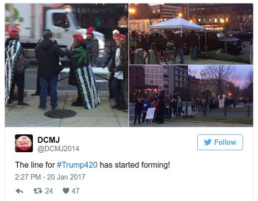 Οργάνωση μοίρασε δωρεάν 8.500... τσιγαριλίκια -Την ώρα που ορκίζονταν ο Τραμπ [εικόνα] | iefimerida.gr 0