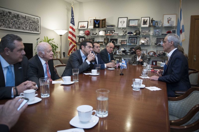 Συνάντηση Τσίπρα με τον δήμαρχο του Σικάγο -«Σημαντική η συμβολή της ελληνικής κοινότητας στην ανάπτυξη της πόλης» [εικόνες]  | iefimerida.gr 0