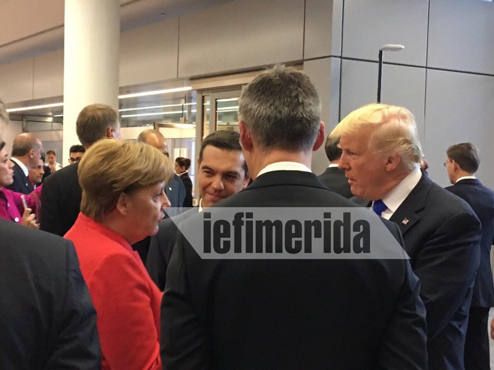 Το άγνωστο «πηγαδάκι» Μέρκελ-Τραμπ-Τσίπρα [εικόνα]  | iefimerida.gr 0