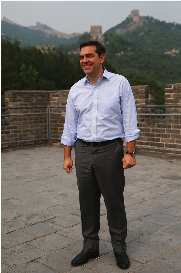 Ο Τσίπρας πέταξε το σακάκι και ανέβηκε στο Σινικό Τείχος, μαγεμένος [εικόνες] | iefimerida.gr 2