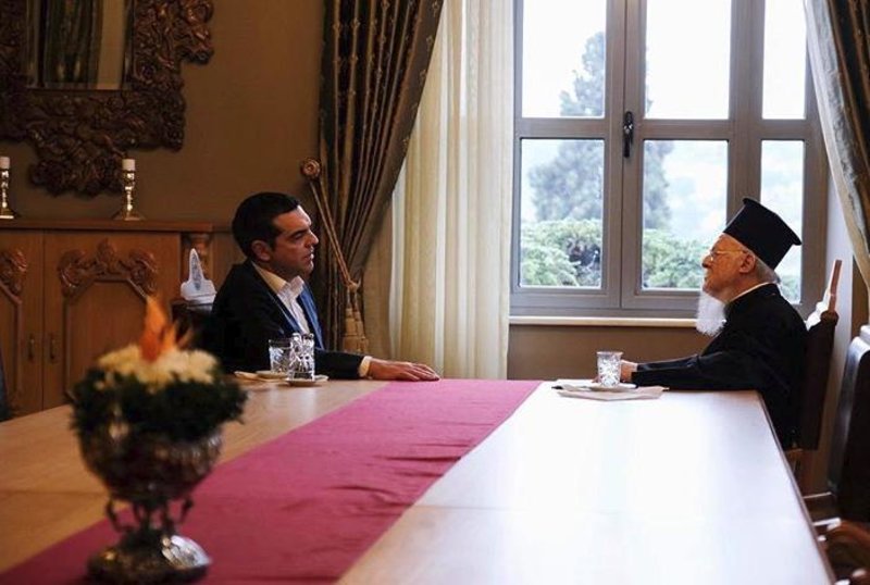 Συνάντηση με τον Οικουμενικό Πατριάρχη Βαρθολομαίο