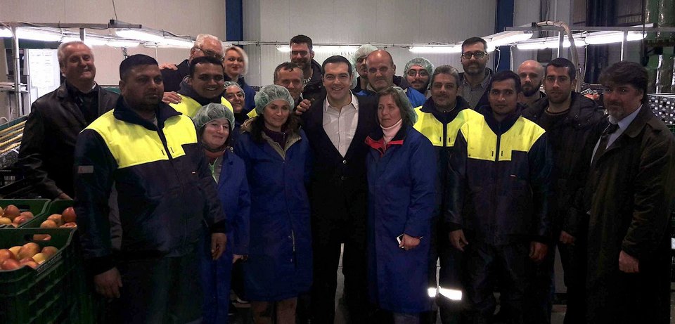 Στις εγκαταστάσεις εταιρίας αγροδιατροφής στην Τρίπολη ο Αλέξης Τσίπρας [εικόνες] | iefimerida.gr 0