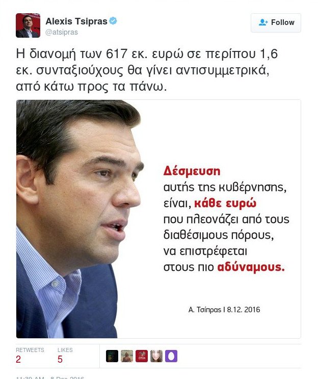 Αιφνίδιος μποναμάς Τσίπρα: 617 εκατ. ευρώ σε 1,6 εκατ. συνταξιούχους | iefimerida.gr 0