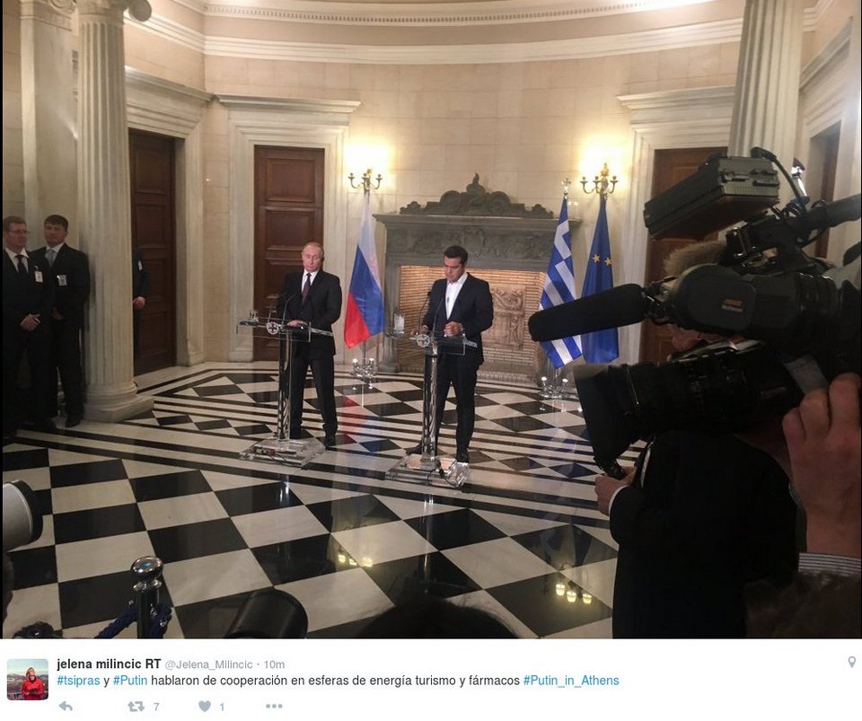Στην Αθήνα ο Πούτιν - Live η επίσκεψη του Ρώσου προέδρου | iefimerida.gr 0