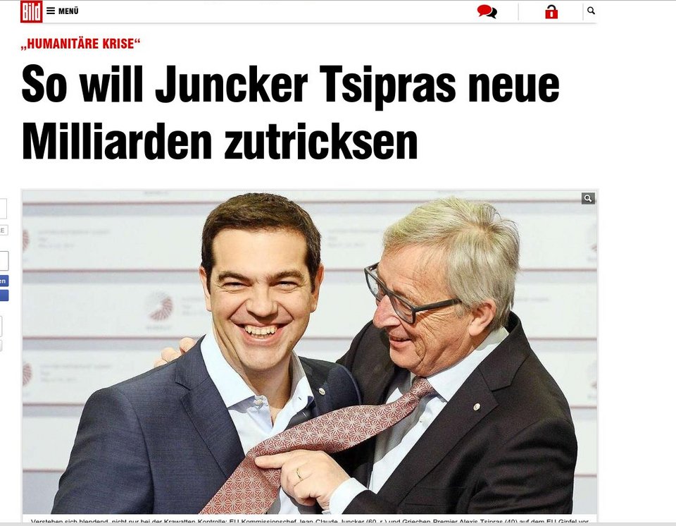 Bild: Με αυτό το «τρικ» θέλει να δώσει ο Γιούνκερ κι άλλα εκατομμύρια στον Τσίπρα | iefimerida.gr 0