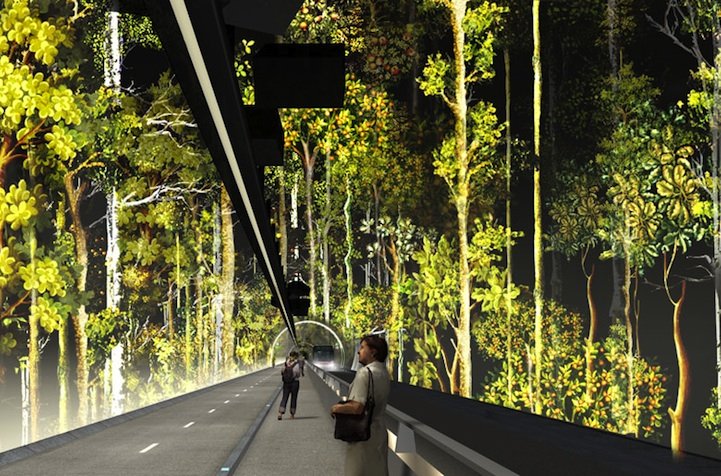 Σήραγγα μεταμορφώνεται σε σουρεαλιστική γκαλερί στη μεγαλύτερη γιορτή των Φώτων της Γαλλίας [εικόνες]  | iefimerida.gr 0