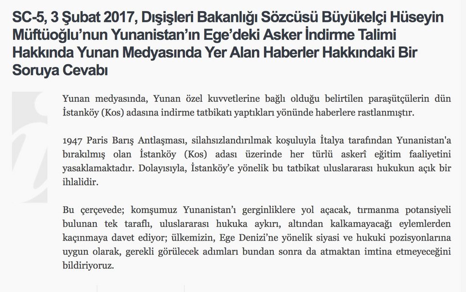 Τώρα οι Τούρκοι ζητούν να φύγει ο στρατός από την Κω -Παράνομη, λένε, η άσκηση των αλεξιπτωτιστών | iefimerida.gr 0