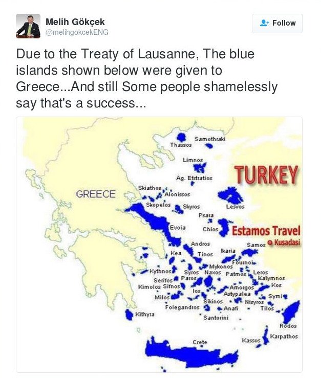 Προκλητικός ο δήμαρχος Αγκυρας -Διεκδικεί όλα τα ελληνικά νησιά ως την Εύβοια! [εικόνα] | iefimerida.gr 0