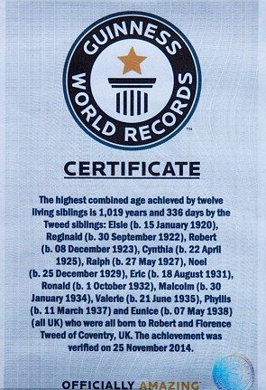 Αυτή είναι η γηραιότερη οικογένεια στον κόσμο -Οι ηλικίες τους μαζί ξεπερνούν τα 1.000 χρόνια [εικόνες] | iefimerida.gr 3