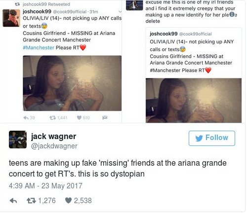 Μάντσεστερ: Αναρτούν ψεύτικους αγνοούμενους για να πάρουν «κλικ» ή να εκδικηθούν! [εικόνες] | iefimerida.gr 0