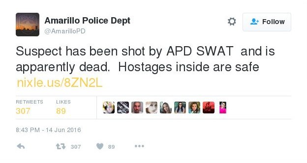 Τέξας: Τέλος η ομηρία, νεκρός ο δράστης από πυρά αστυνομικών   | iefimerida.gr 0