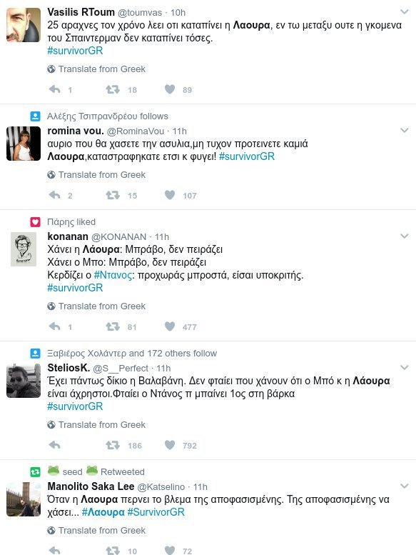 Twitter κόντρα σε Λάουρα: Τρέχει με την παλιά ώρα, γι' αυτό μένει πίσω [εικόνες] | iefimerida.gr 2