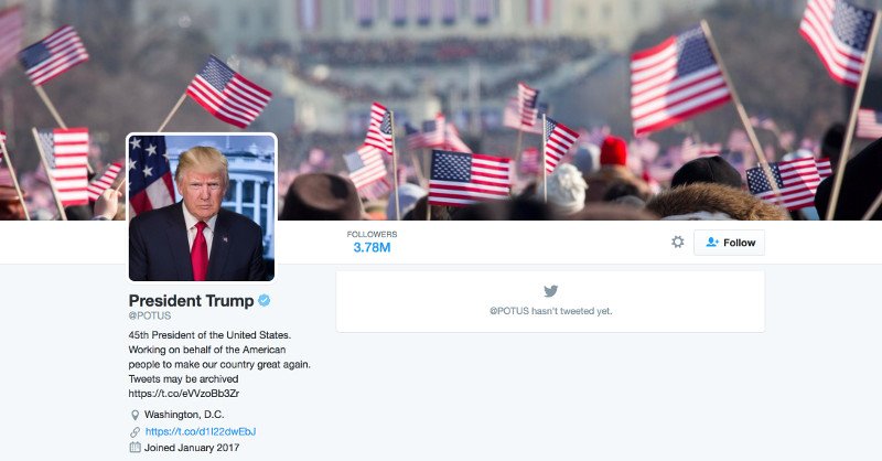 Γκάφα στο Twitter: Εβαλαν στον λογαριασμό του προέδρου των ΗΠΑ φωτογραφία από την ορκωμοσία Ομπάμα [εικόνες] | iefimerida.gr 0