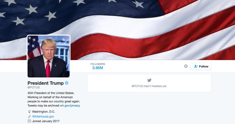 Γκάφα στο Twitter: Εβαλαν στον λογαριασμό του προέδρου των ΗΠΑ φωτογραφία από την ορκωμοσία Ομπάμα [εικόνες] | iefimerida.gr 1