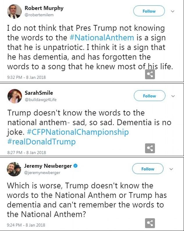 Ξέχασε ο Τραμπ τον εθνικό ύμνο των ΗΠΑ; Ανοιγόκλεινε το στόμα του, σάλος στα social media [εικόνες] | iefimerida.gr 0