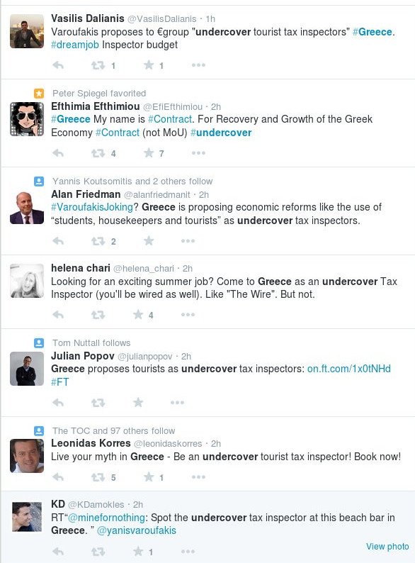 Το twitter γελάει ακόμη με τους μυστικούς πράκτορες Βαρουφάκη [εικόνες] | iefimerida.gr 14