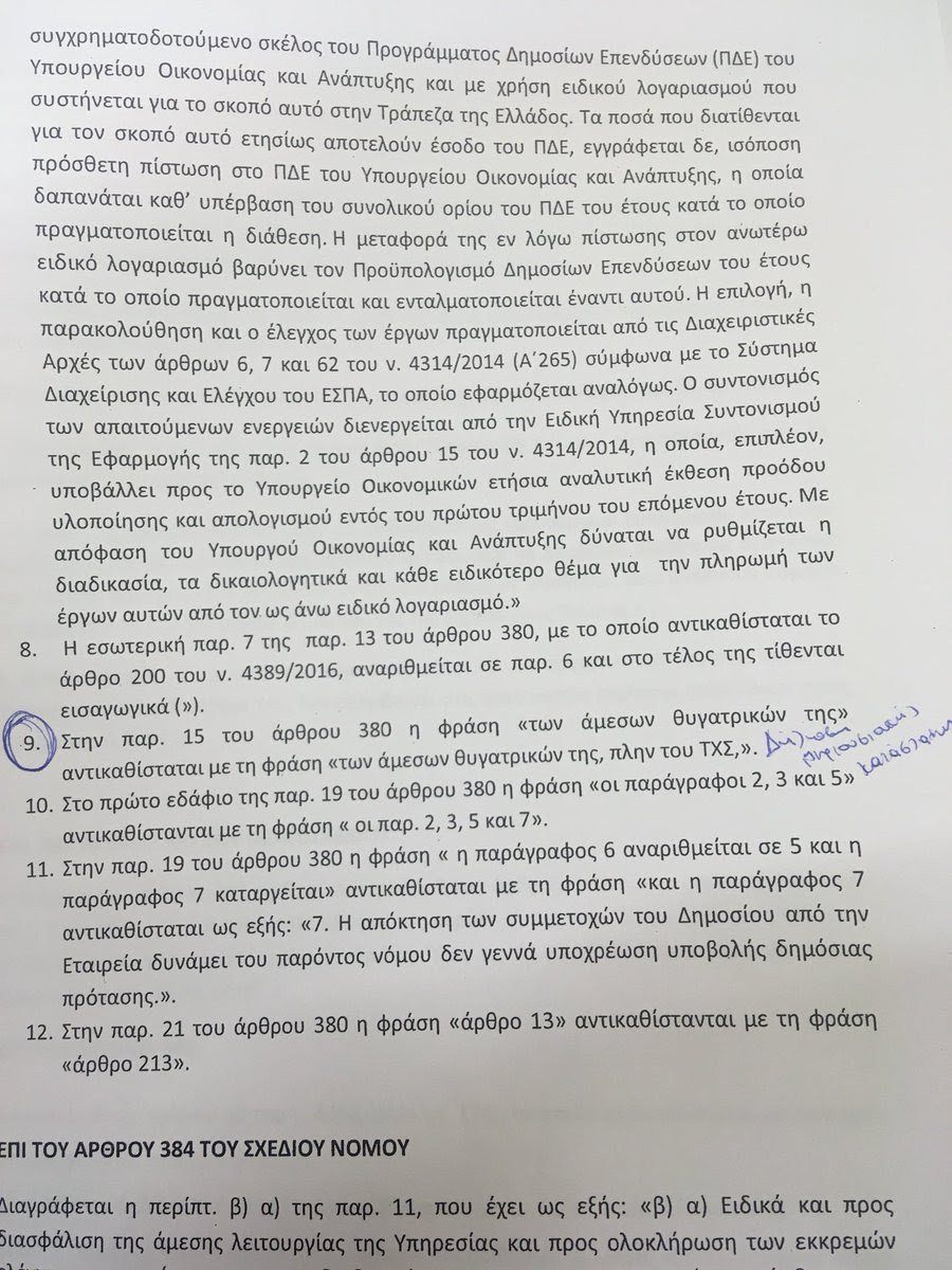 Τροπολογία στο παρά 5': Εξαιρούν τα μέλη του ΤΧΣ από την υποχρέωση υποβολής πόθεν έσχες [έγγραφο] | iefimerida.gr 0