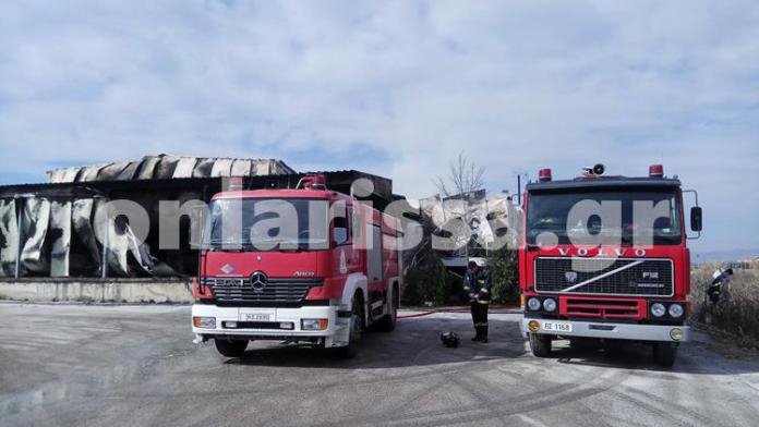 Λάρισα: Καταστράφηκε ολοσχερώς τυροκομείο από πυρκαγιά [εικόνες] | iefimerida.gr 1