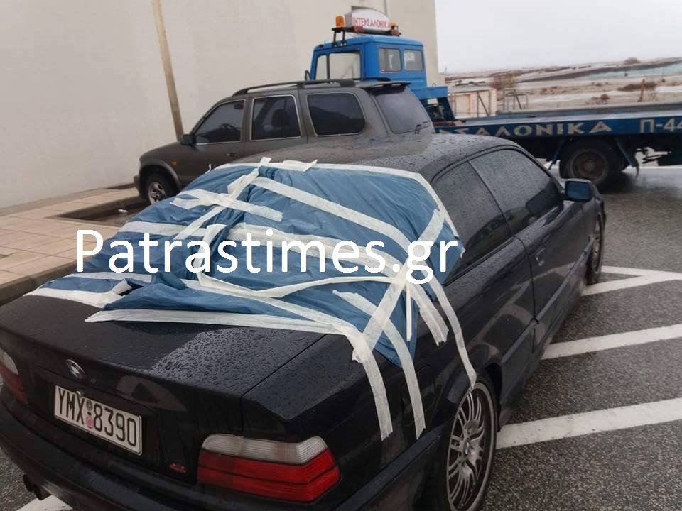 Δείτε τα αυτοκίνητα που έσπασαν στη γέφυρα Ρίου-Αντιρρίου από την πτώση πάγου [εικόνες] | iefimerida.gr 2