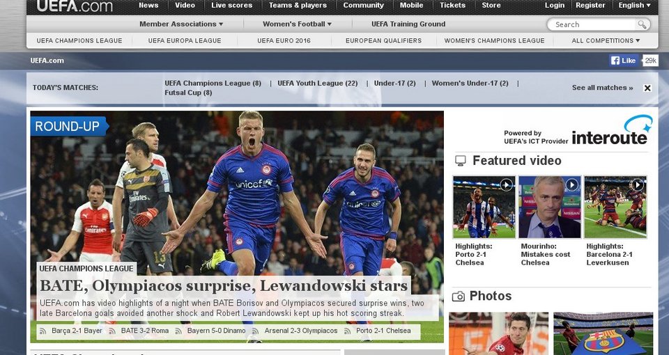 Ολυμπιακός και Φινμπόγκασον έγιναν πρώτο θέμα και στην UEFA [εικόνες] | iefimerida.gr 1