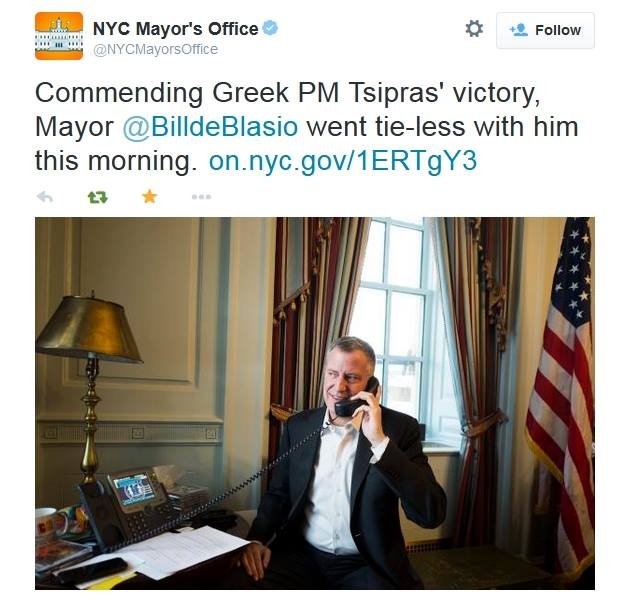 Ο Αμερικανός πολιτικός που πέταξε τη γραβάτα για να μιλήσει με τον Τσίπρα στο τηλέφωνο [εικόνες] | iefimerida.gr 0