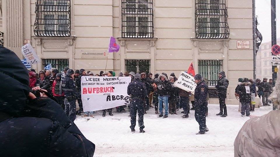 Χιονιάς και θερμή υποδοχή για τον Αλέξη Τσίπρα στη Βιέννη [εικόνες] | iefimerida.gr 7