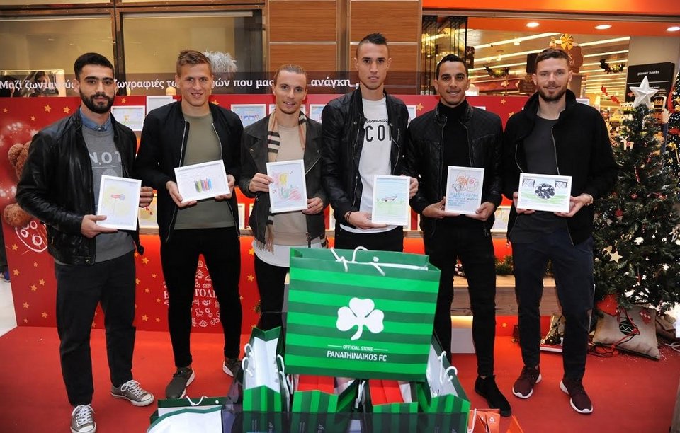 Ο Παναθηναϊκός μοιράζει Ευχοστολίδια και χαμόγελα στα παιδιά [εικόνες & βίντεο] | iefimerida.gr 3