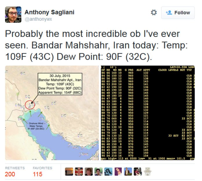 Ρεκόρ καύσωνα στο Ιράν - Η αίσθηση έφτασε τους 68 βαθμούς Κελσίου [εικόνες] | iefimerida.gr 0