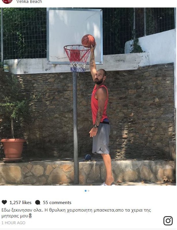 Η συγκινητική ανάρτηση του Σπανούλη με την πρώτη του μπασκέτα: «Εδώ ξεκίνησαν όλα» [εικόνα] | iefimerida.gr 0